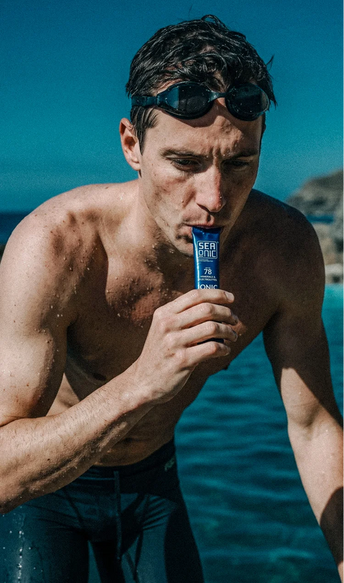 Straight after the swim